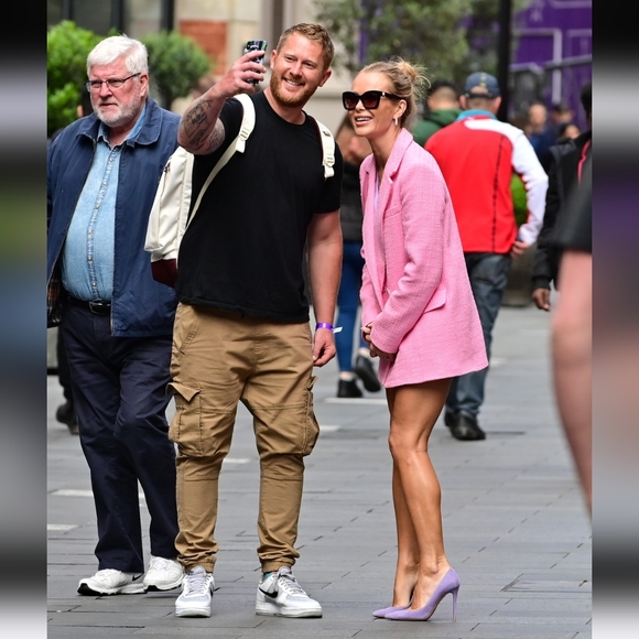 ZARA Textured Tweed pink blazer bloggers Fav size XS - Picture 2 of 16